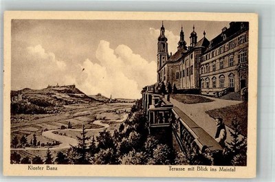 38148225 - 8623 Banz Monastery Banz over the Main Valley 1943