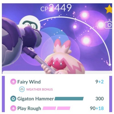 Tinkaton Legacy G Hammer  Level 48, PvP  , 2 Charge , Ultra Under 2500 PKMN Go