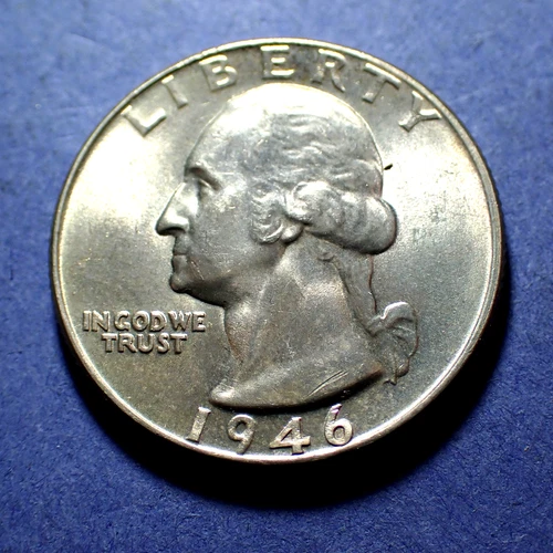 1946 Washington Quarter  Near Ch. BU
