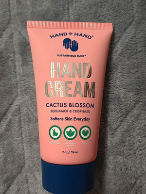 Hand in Hand Sustainable Suds Vegan Hand Cream Cactus Blossom 2 oz / 59 mL