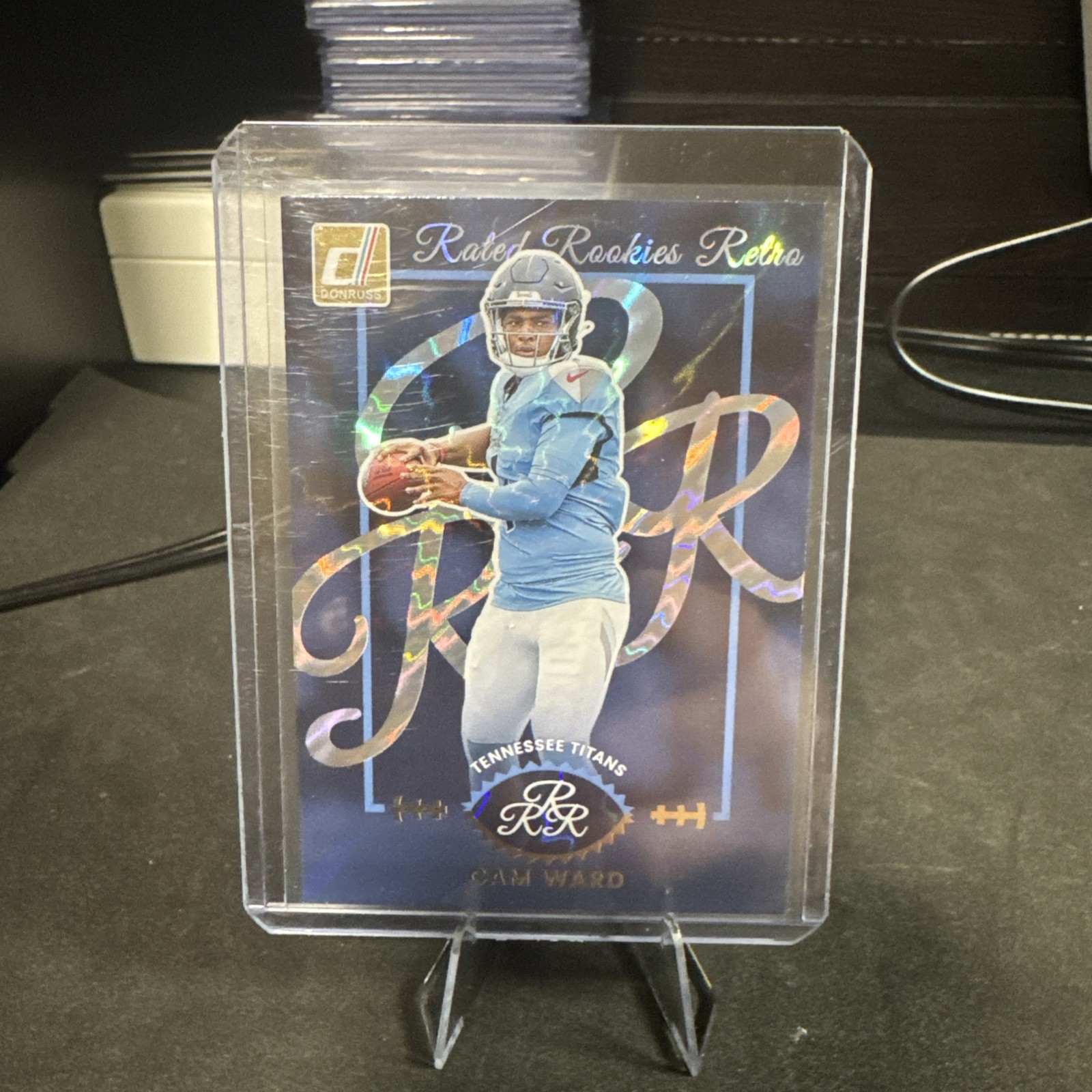 Cam Ward 2025 Panini Donruss Rated Rookies Retro #2 Titans Rookie RC