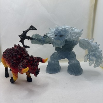 Schleich Eldrador Creatures Lot Ice Giant 70146 & Lava Smasher 70145 Figures