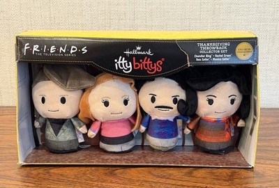 Hallmark Itty Bittys Friends TV Thanksgiving Throwback Collectors Set 4 Pc. NWT