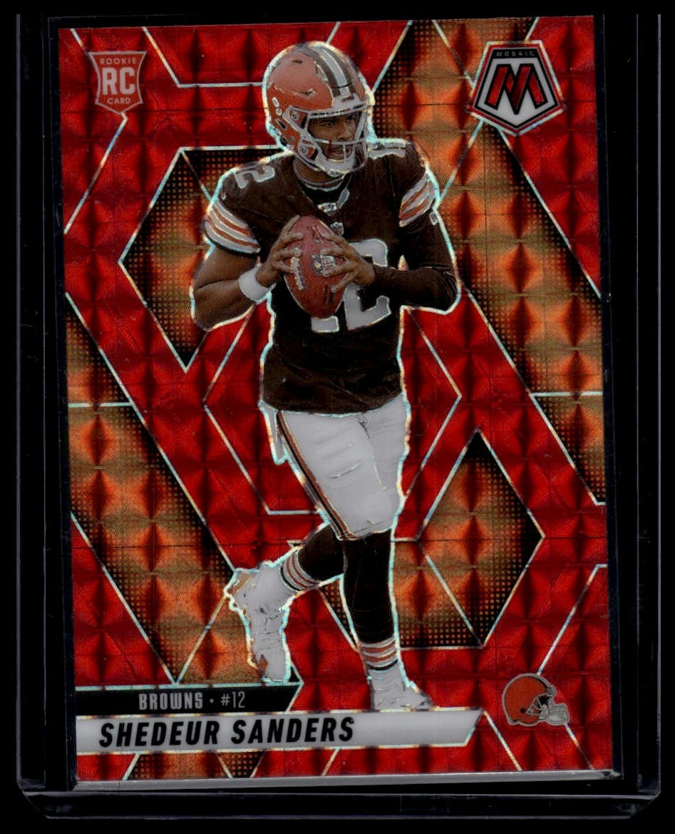 2025 Panini Mosaic - Shedeur Sanders / Mosaic Red - No. 302