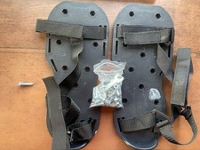 Epoxy Floor Installation Spiked Shoes with 1/2" Short Spikes, Assembly Required