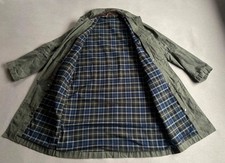 KAPITAL Oiled Soutien Collar Coat OD with Fleece Liner Size 1 FA BBA