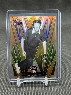 2024 Leaf Metal PBA - Earl Anthony #18 Gold Prismatic 1/1 GOAT  