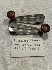 New Old Stock Custom Rosewood Knob Window Cranks 1950-67 Vw Bug 1961-67 Type 3 New Old Stock Custom Rosewood Knob Window Cranks 1950-67 Vw Bug 1961-67 Type 3