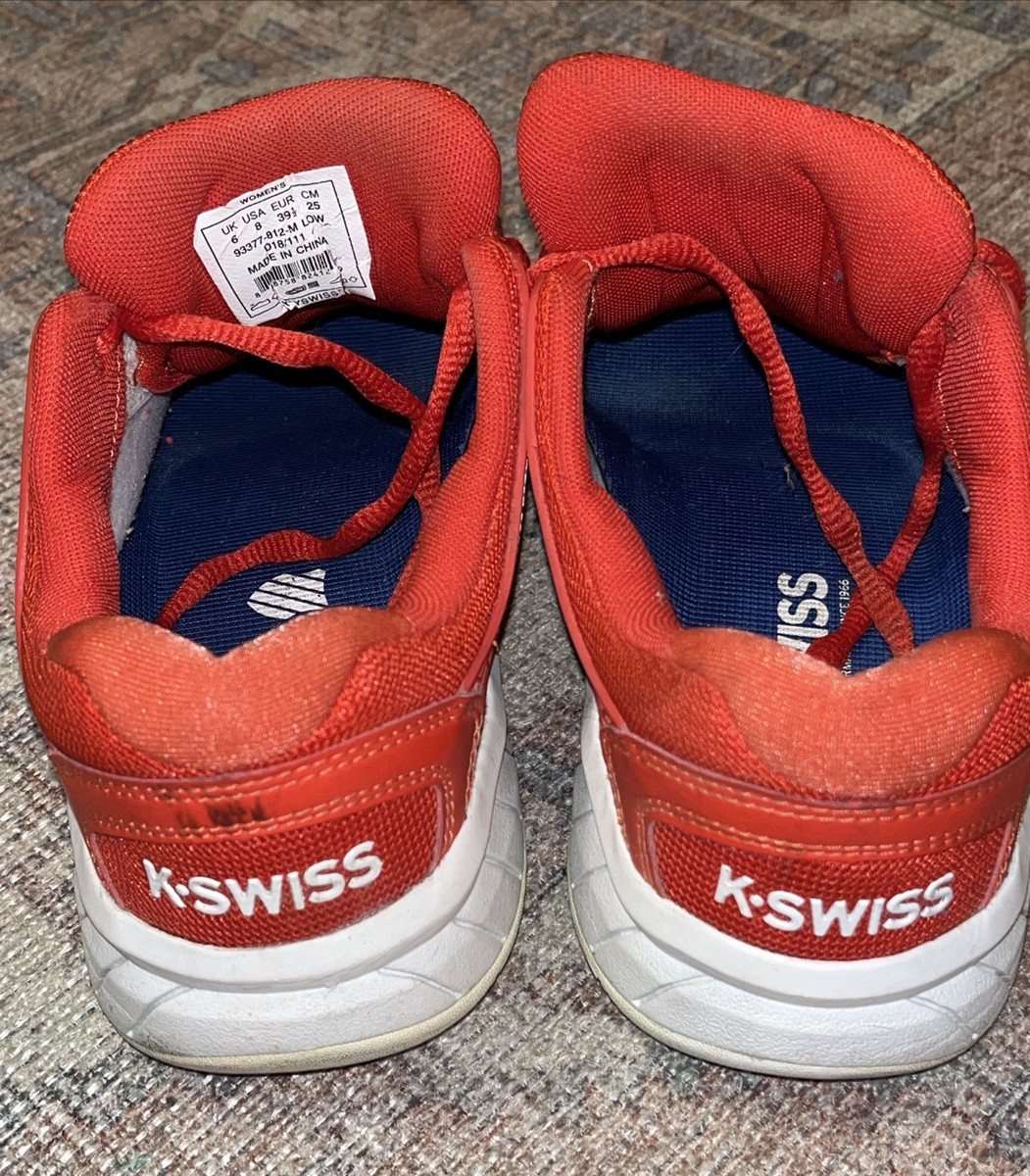 Women’s K Swiss Shoes 93337-812-M Hyper Court Express Size 8 Pink View 5
