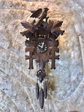 Germany Black Forest Strike Swiss Musical Cuckoo Clock,3 Weights Driven
