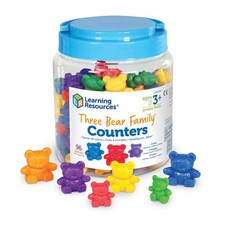 Learning Resources Three Bear Family Counters, Educational Counting and Sorting