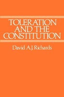 David A. J. Richards | Toleration And The Constitution | Taschenbuch | Englisch