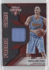 2015-16 Totally Certified Fabric of the Game Materials Red Danilo Gallinari 0m0