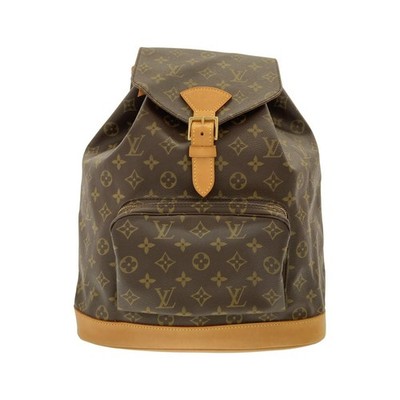 Authentic Louis Vuitton Monogram Montsouris GM M51135 Backpack #270-004-310-5387