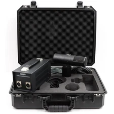 WARM AUDIO WA-8000 LARGE DIAPHRAGM TUBE CONDENSER MIC COMPLETE SET W/ HARD CASE