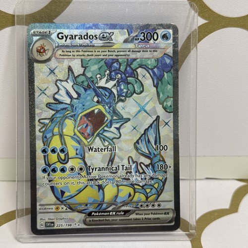 Pokémon TCG Gyarados ex Full Art Ultra Rare Holo Paldea Evolved 225/198