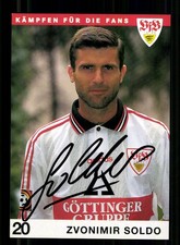 Zvonimir Soldo  Autogrammkarte VfB Stuttgart 1997-98 Original Signiert