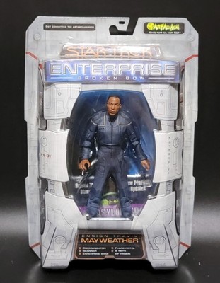 Art Asylum Star Trek Enterprise Broken Bow Ensign Travis Mayweather 2002 Sealed