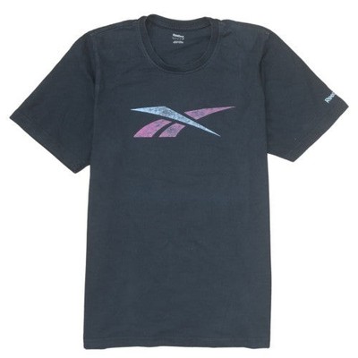 Reebok Herren T-Shirt schwarz Grafik Logo Gr. M Sportswear