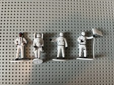 Astronaut Toy Figures Lot of 4 Space Suit Spaceman Moon Explorer CP Inc 3