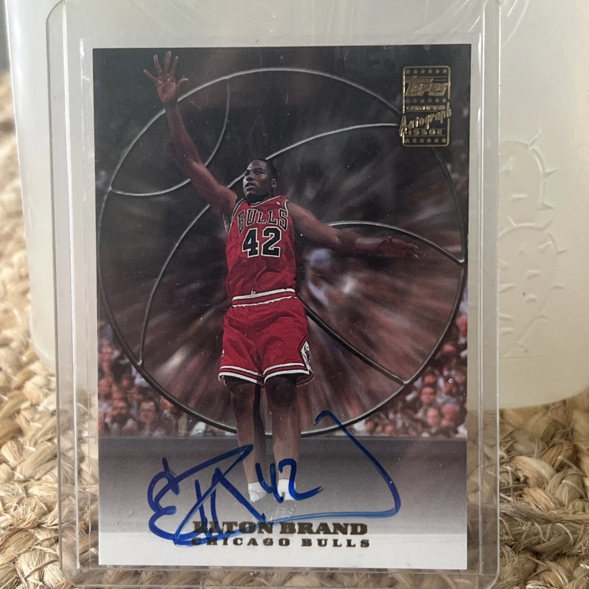 Topps Elton Brand Basketball Autographed Sports Trading Cards 