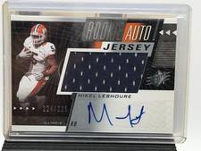 MIKEL LESHOURE ROOKIE CERTIFIED AUTHENTIC SIGNED AUTOGRAPHED JERSEY CARD 224/225. rookie card picture