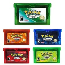 For Gameboy Advance GBA : Emerald, Sapphire, Ruby, LeafGreen, FireRed : Version