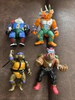 Lot of 4 Teenage Mutant Ninja Turtles Figures Vintage
