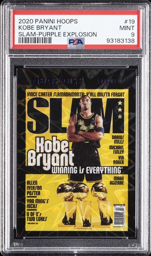 Kobe Bryant [Purple Explosion] #19 card from 2020 Panini Hoops SLAM