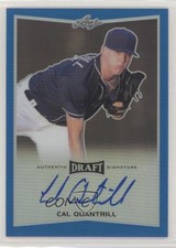 2016 Leaf Metal Draft Blue Prismatic 11/25 Cal Quantrill #BA-CQ1 Auto 0s3