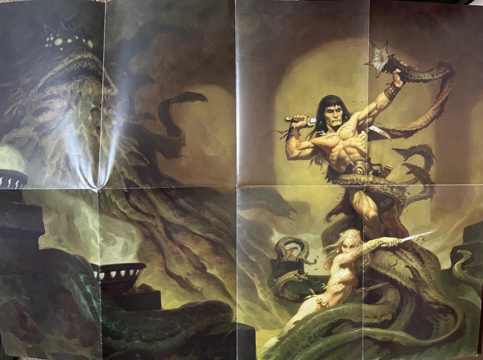 Modiphius Conan RPG Papel Mapa Paquete Bolsa EX Foto 3 de 4