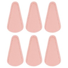 6Pcs Scissor Sheath, 2.9"x1.5" PU Leather Scissor Cover Protector, Rose Pink