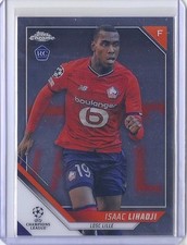 Isaac Lihadji #12 Rookie RC Card 2021-22 Topps Chrome UEFA Champions League. rookie card picture