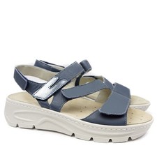 DUNA ORTOPEDIA SANDALI CON PLANTARE ESTRAIBILE CALZATA TRIPLO STRAPPO