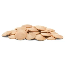 Unfinished Wood Round Discs 1", Domed Wooden Circle for Crafts | Woodpeckers