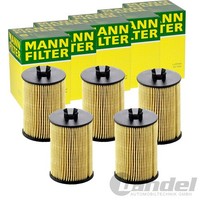 5X Mann-Filter HU 612/1 X ÖLfilter MIT Dichtung Filtereinsatz 5-STÜCK!