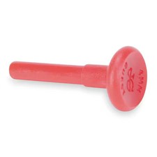 John Guest Pm0805r-Pk10 Push-Fit Fitting Plug, Acetal, Black, 10 Pk