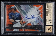 2016 Finest Franchise Orange Refractor 2/25 Evan Longoria BGS 9.5 Auto 0d8v
