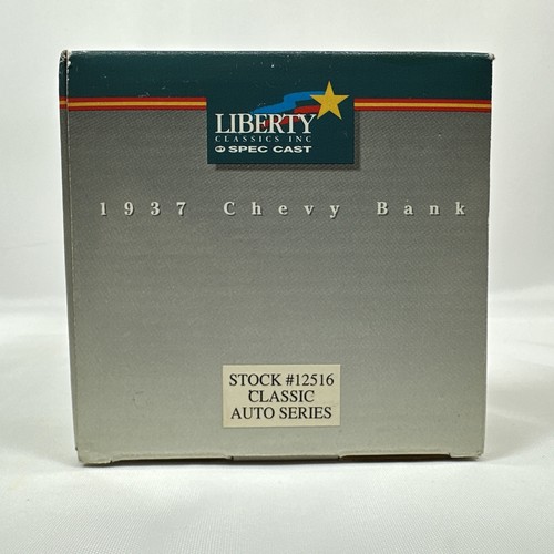 Liberty Classics Spec Cast Diecast Vehicle Bank - 1937 Chevrolet Pickup Red - Picture 5 of 8