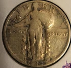 1926-S Standing Liberty Quarter, 90% Silver, Better Date SLQ