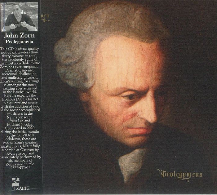 ZORN, John - Prolegomena - CD (CD with obi-strip)