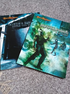 Albion's Ransom (2 books) campaign for The Esoterrorists RPG (GUMSHOE/Pelgrane)