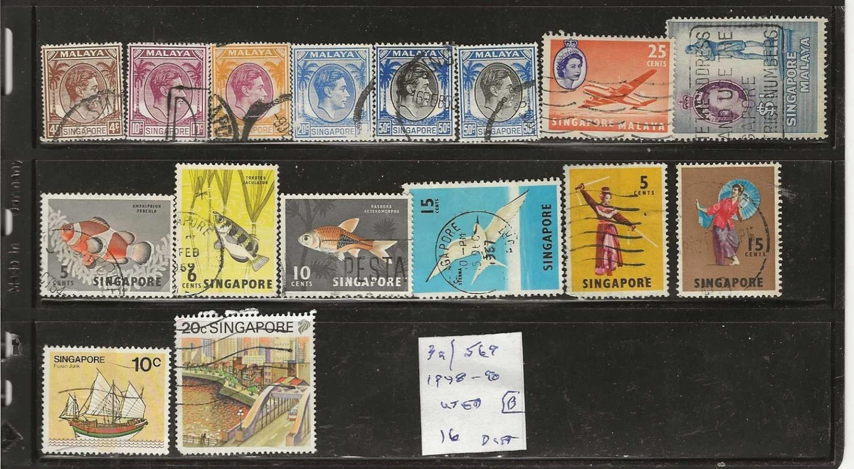 Singapore Stamps (1824-1963) for sale | eBay