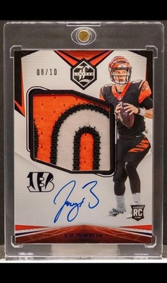 その他 Joe Burrow RC Auto panini 2020 Flawless Rookie Patch Auto Emerald SSP /5 Joe Burrow RPA PSA