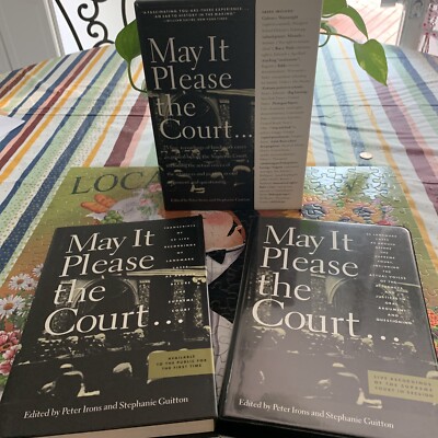 May It Please the Court by Irons tapes transcripts US Supreme Court