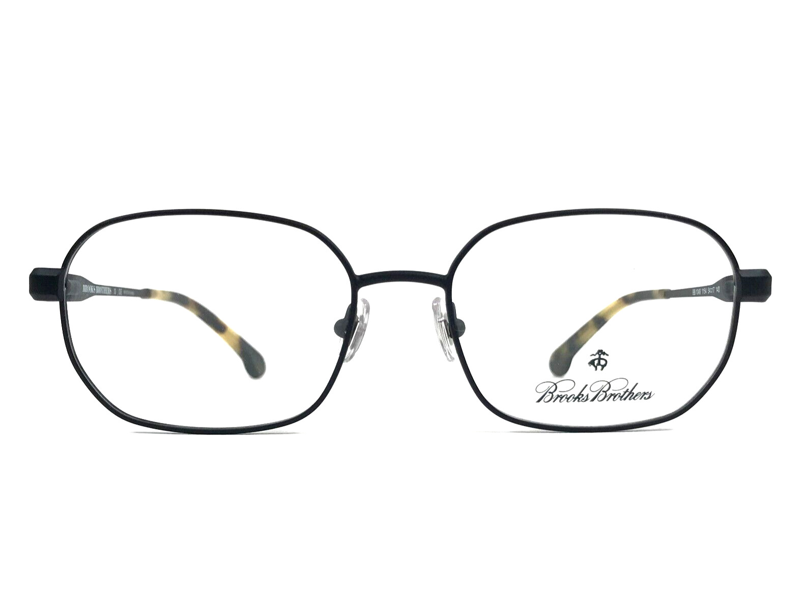 Brooks Brothers Eyeglasses Frame BB1049 1154 Matte Black Oval Wire Rim 54-17-140