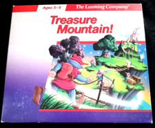 Treasure Mountain 1994 Win/Mac version1.01 ages 5-9 vintage Learning Company