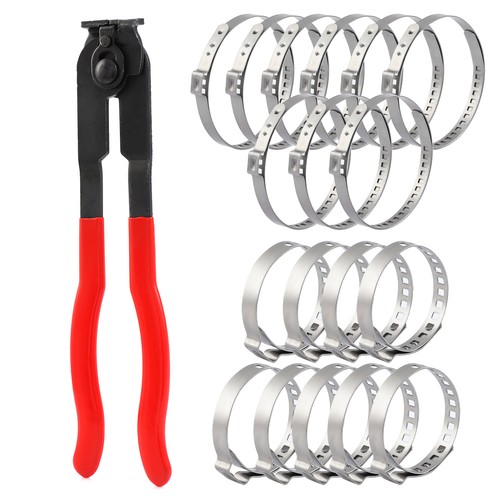 For Auto / ATV CV Joint Axle Boot Clamp Pliers Tool with 18 Crimp Bands US STOCK - Picture 5 of 9