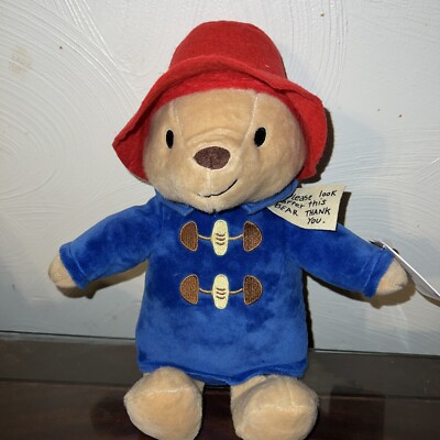 Kohls Cares Paddington Bear Plush Stuffed Animal Teddy Bear NWT