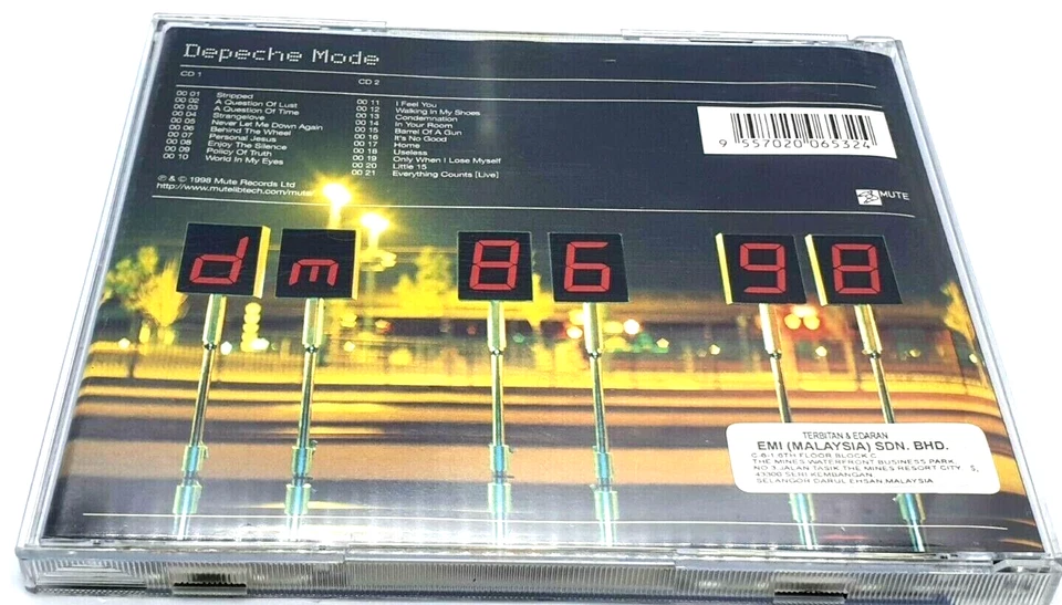 Depeche Mode : The Singles 86-98 (Best Of) 2CD Album - Dave Gahan - Martin Gore - Image 2 of 3